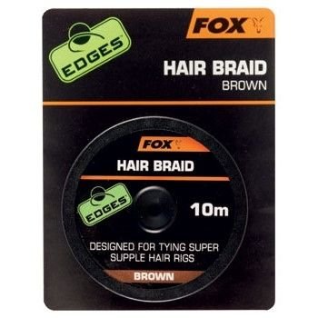 Конец Fox Edges Hair Braid Brown 10m